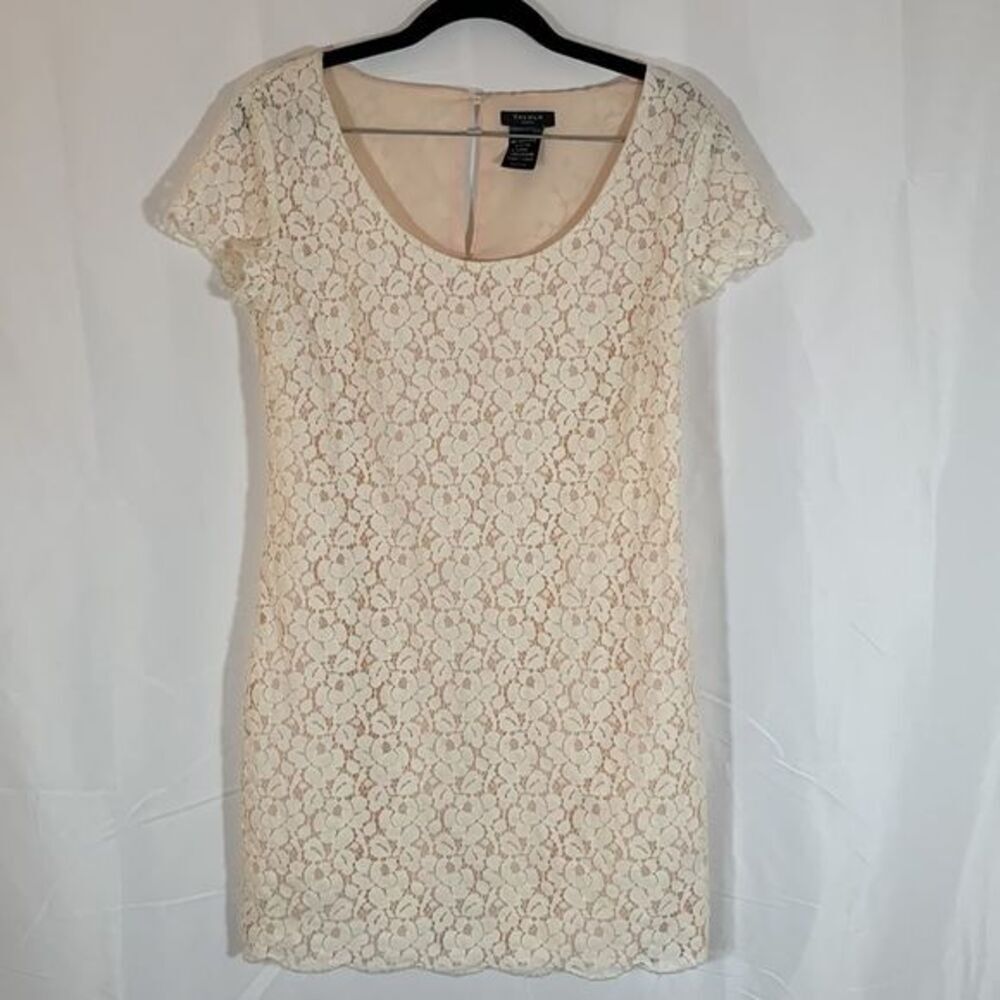 Talula Aritzia Off-White Floral Lace Dress